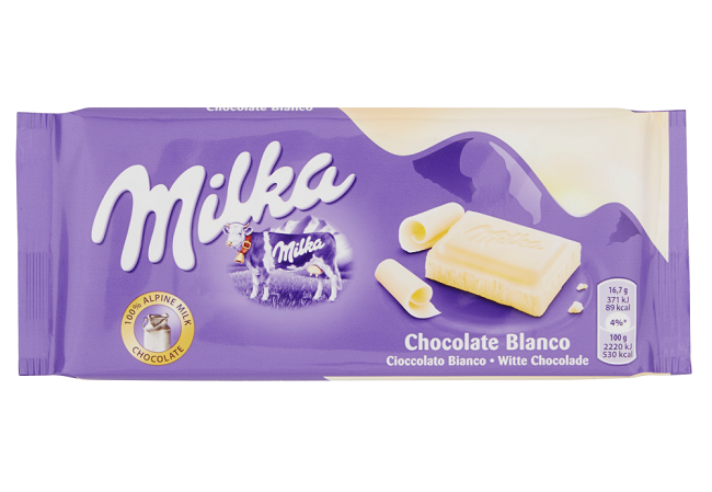 BARRETTA CIOCCOLATO BIANCO MILKA