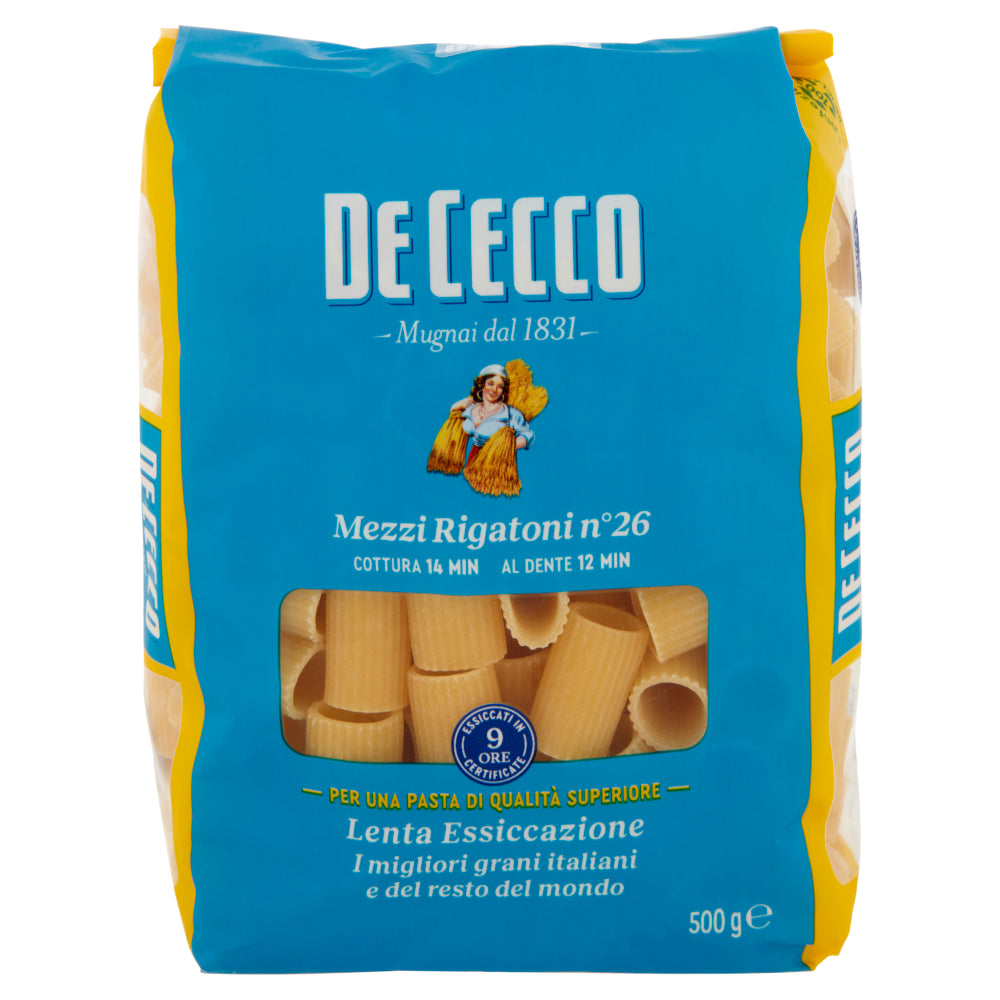 MEZZI RIGATONI DE CECCO 500G