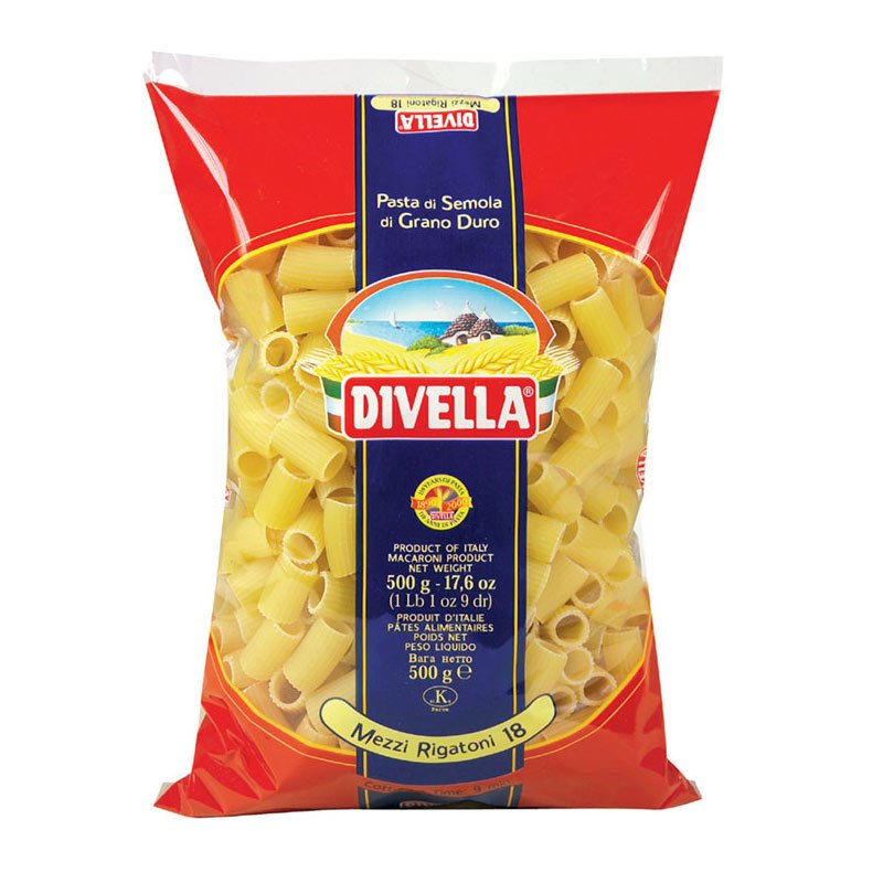 MEZZI RIGATONI DIVELLA 500G