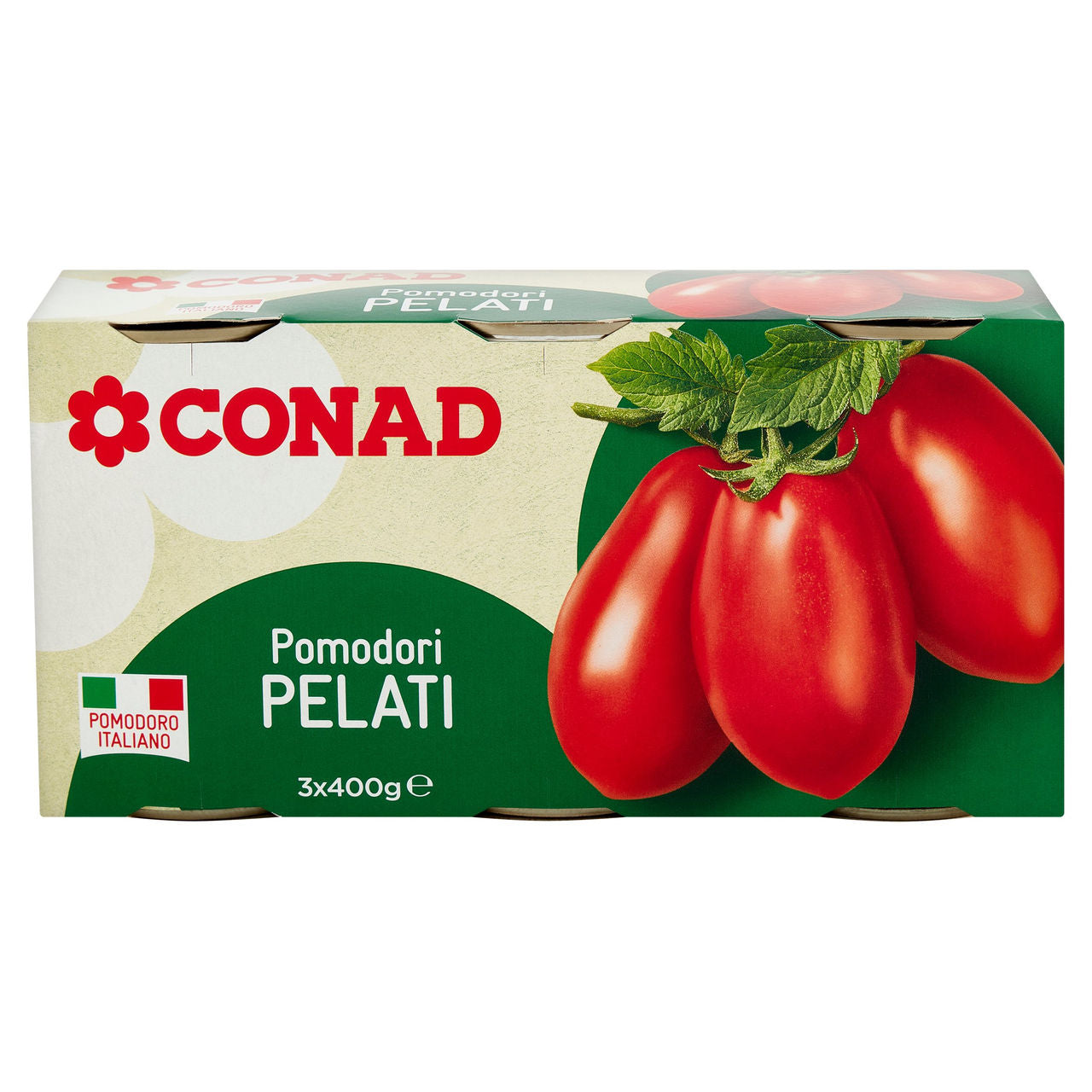 POMODORI PELATI CONAD 400GX3